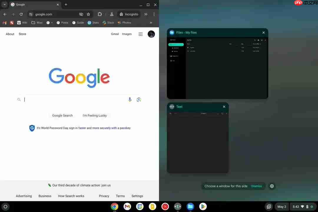 ChromeOS 最新版 M124 推出:更快分屏操作和 Wi-Fi 流量优先级管