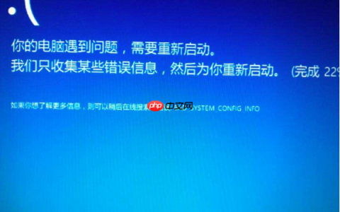 Win10蓝屏提示BAD SYSTEM CONFIG INFO怎么办