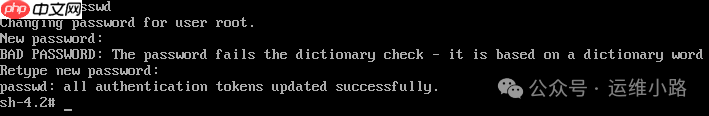 Linux系统-单用户模式