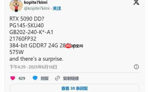 英伟达将对中国市场推出RTX 5090DD新显卡，以替代5090D