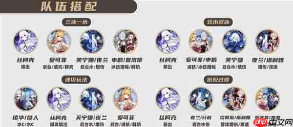 原神丝柯克圣阵容推荐