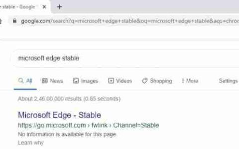 Win10 Chromium Edge浏览器已准备就绪