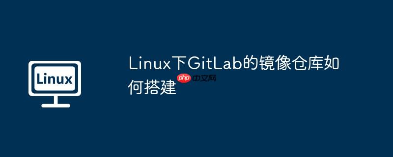 linux下gitlab的镜像仓库如何搭建