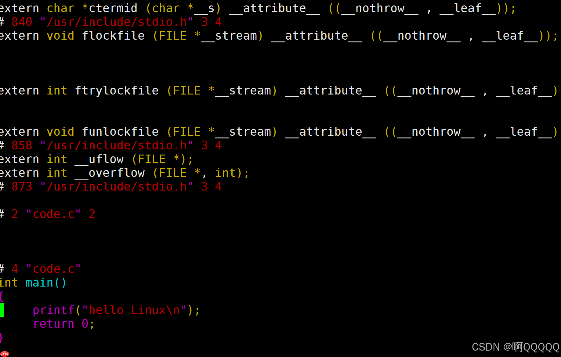 Linux:编译,链接,自动化构建工具