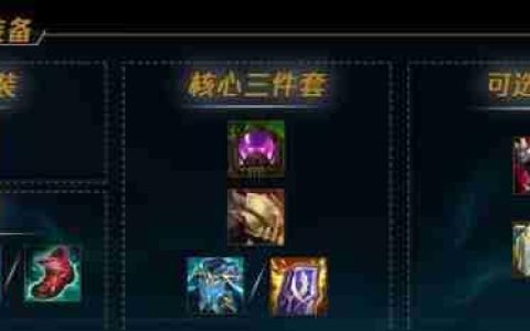 lol热门英雄出装最新版本