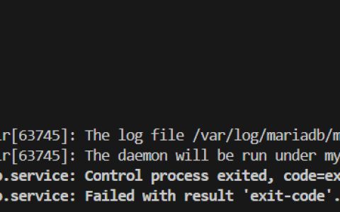 Linux-安装Mariadb