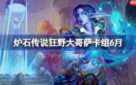 炉石传说狂野大哥萨卡组怎么搭配 炉石传说狂野大哥萨代码分享6月