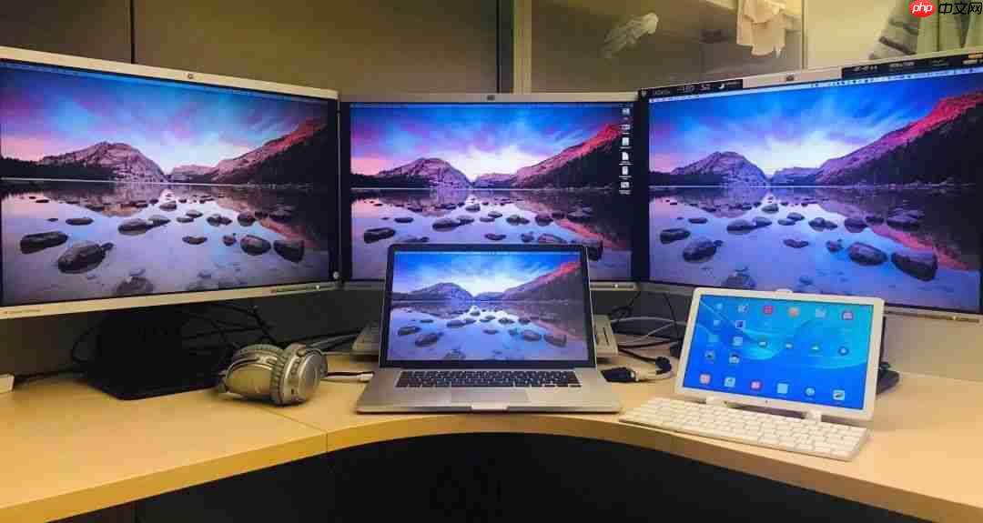 高效开发!借助 Mac + Windows 实现八屏办公!