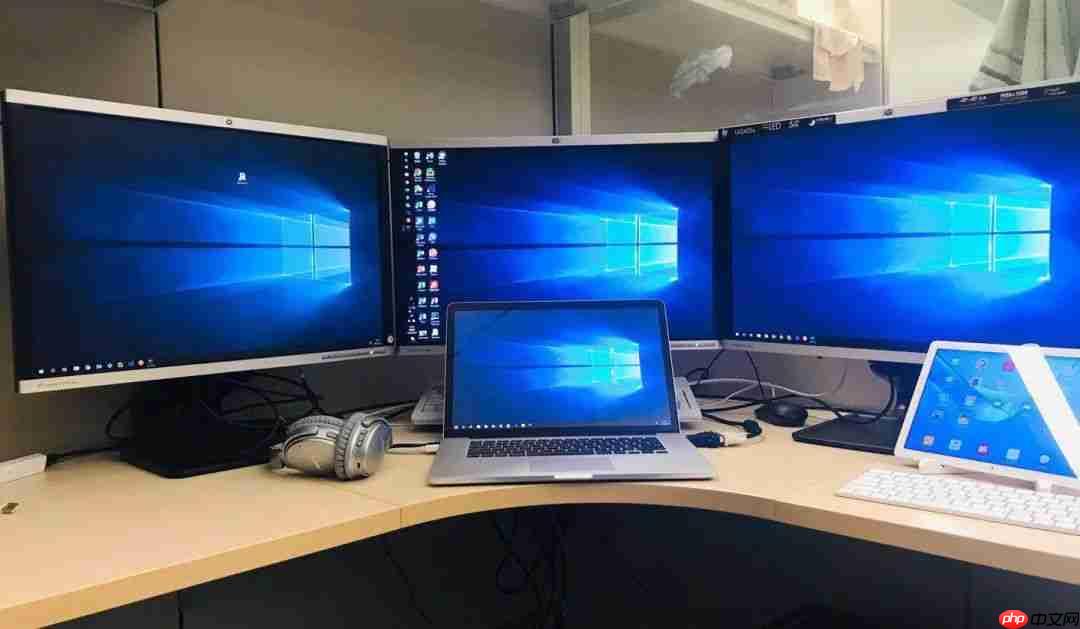 高效开发!借助 Mac + Windows 实现八屏办公!