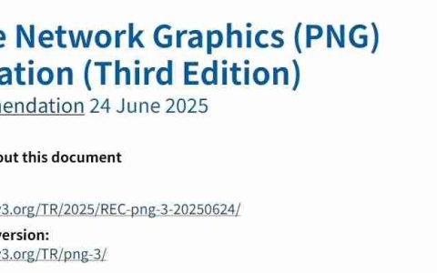 PNG 图片标准时隔 20 多年正式更新第三版：HDR、动图、Exif 支持等