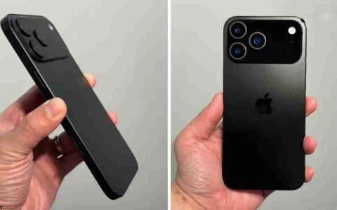 曝iPhone17Pro模型机图片泄露：高清设计细节展示！