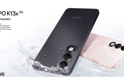 OPPO K13x 5G手机发布 配720P LCD屏幕 支持SD卡扩展