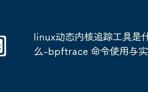 linux动态内核追踪工具是什么-bpftrace 命令使用与实例