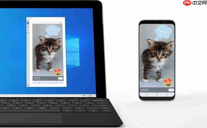 Win10屏幕镜像功能:可在PC端控制Android手机