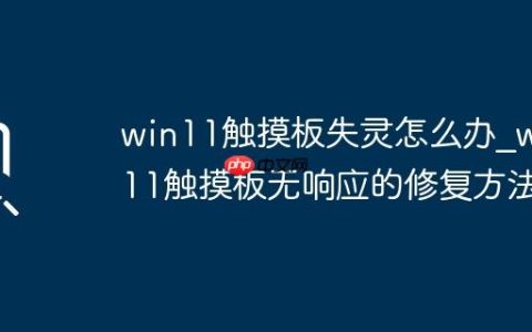 win11触摸板失灵怎么办_win11触摸板无响应的修复方法