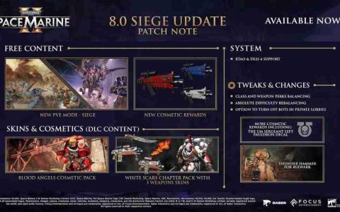 《战锤40K：星际战士2》9月重大更新！新职业武器和DLC！