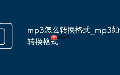mp3怎么转换格式_mp3如何转换格式