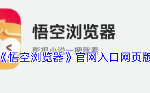 悟空浏览器网页版：免费畅游网络世界的极速入口