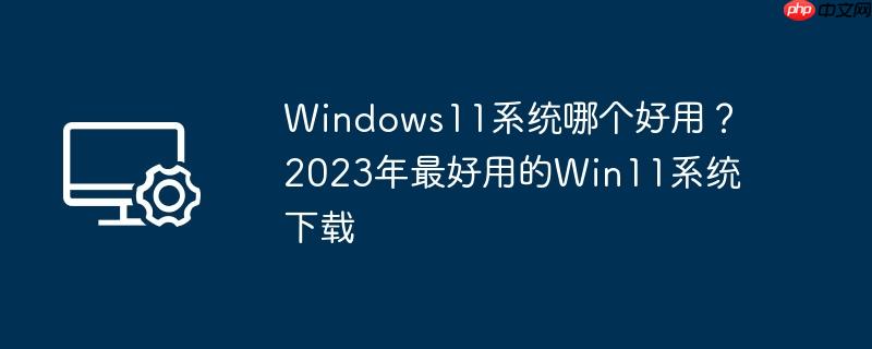 windows11系统哪个好用?2023年最好用的win11系统下载