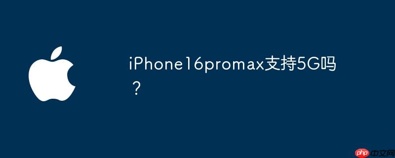 iphone16promax支持5g吗?