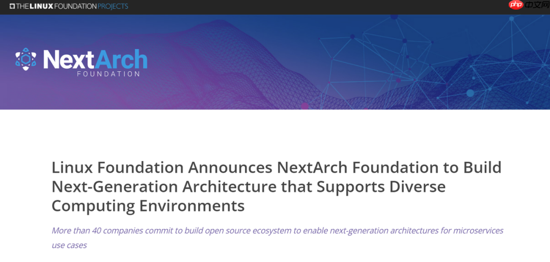 Tapdata 与多家行业知名企业一道,率先参与 NextArch Foundation 筹建