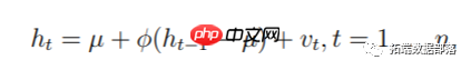 用综合信息准则比较随机波动率(SV)模型对股票价格时间序列建模