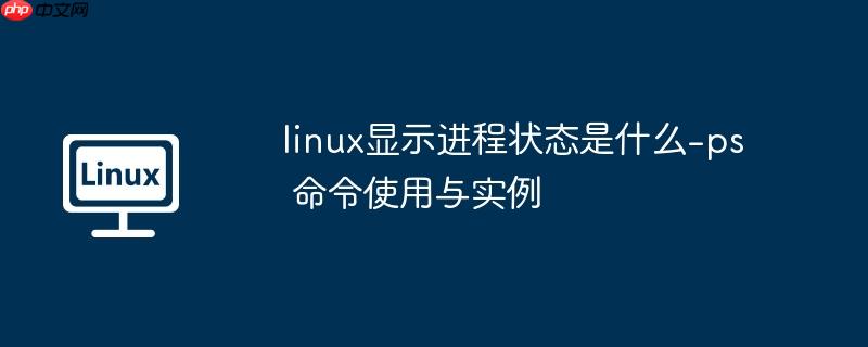 linux显示进程状态是什么-ps 命令使用与实例