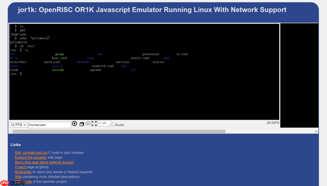 在线运行 Linux，强的离谱！