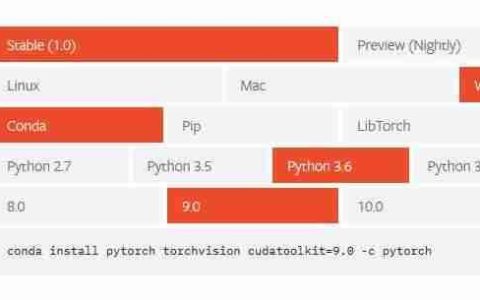 conda安装Pytorch下载过慢解决办法(11月26日更新ubuntu下pytorch1.3安装方法)