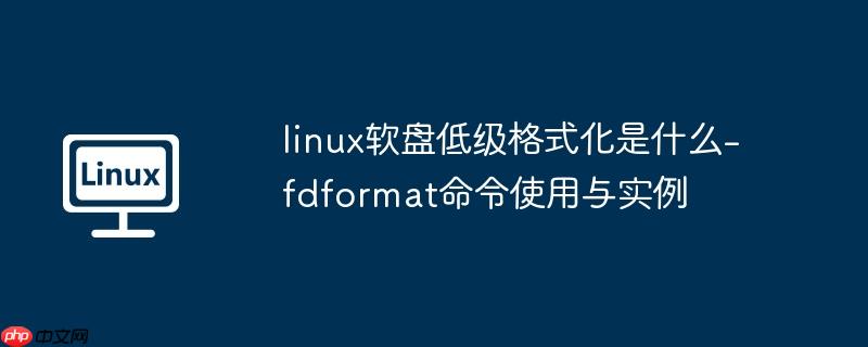 linux软盘低级格式化是什么-fdformat命令使用与实例
