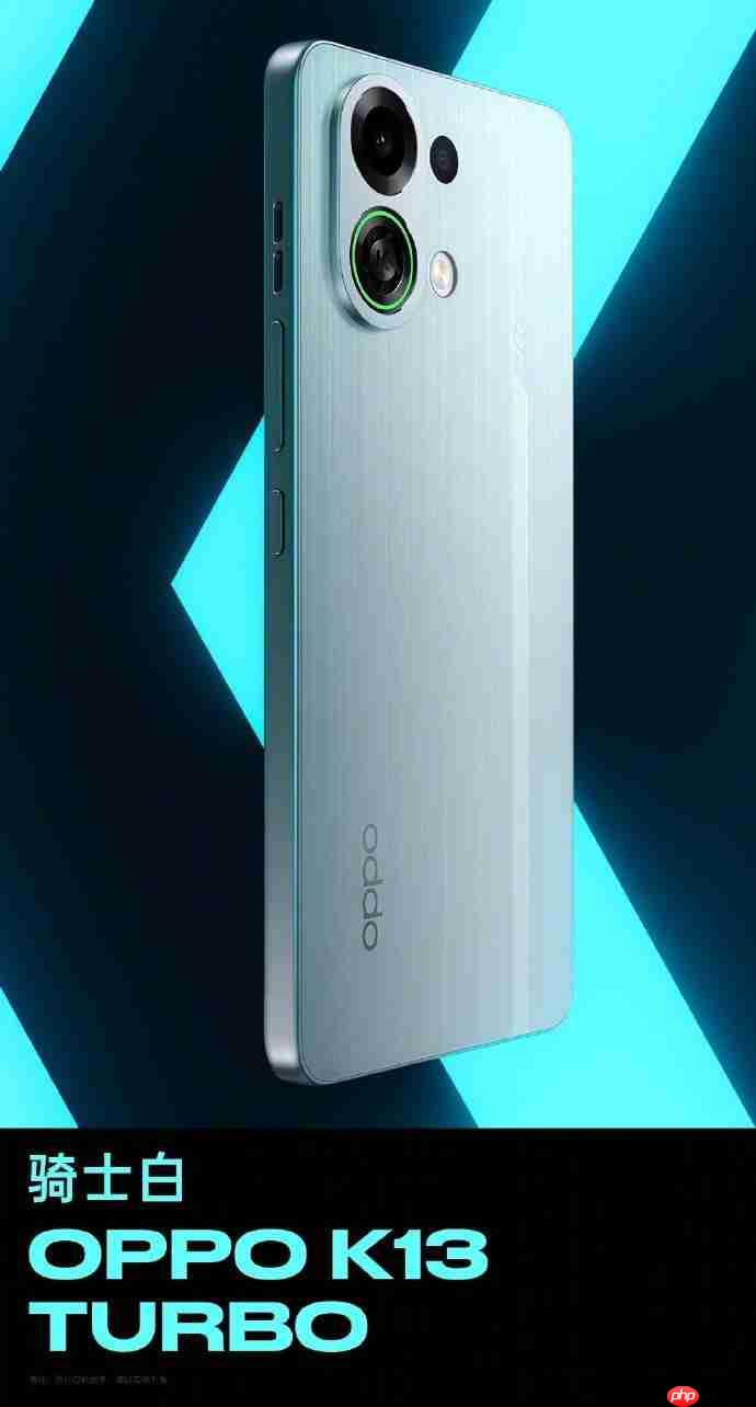 OPPO K13 Turbo 系列渲染图曝光:酷炫四色 + 圆环呼吸灯吸睛!