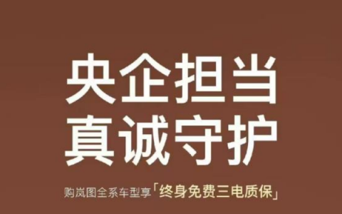 岚图汽车全系三电终身质保上线 打造用户服务新标杆