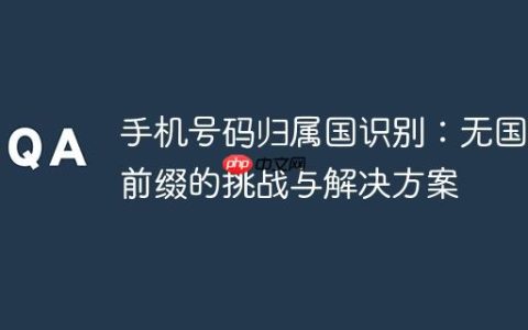 手机号码归属国识别：无国际前缀的挑战与解决方案