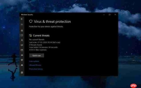 微软在Win10上为Windows Defender重新命名