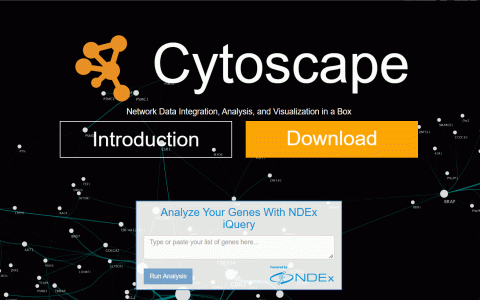 Cytoscape 安装教程 | Network Data Integration, Analysis, and Visualization in a Box