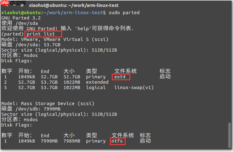 Linux磁盘管理(命令行)