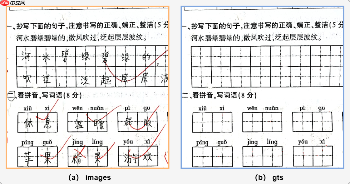 试卷手写笔迹擦除 — 百度网盘AI大赛:手写文字擦除第5名方案