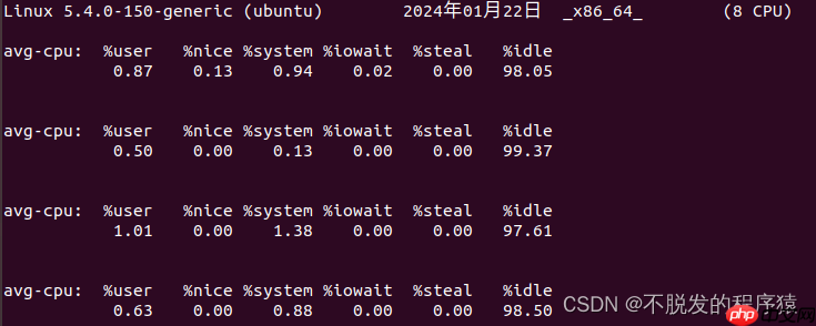 如何查看Linux CPU占有率