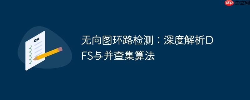 无向图环路检测:深度解析dfs与并查集算法