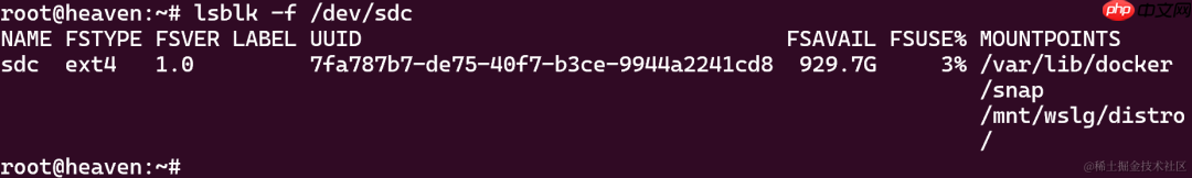 Linux磁盘管理:如何查看UUID和检查分区文件系统