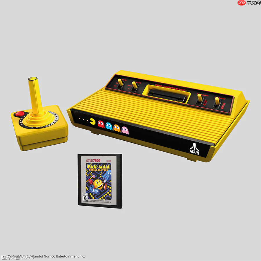 吃豆人主题特别版 Atari 2600+ 主机10月上市