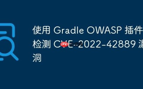 使用 Gradle OWASP 插件检测 CVE-2022-42889 漏洞