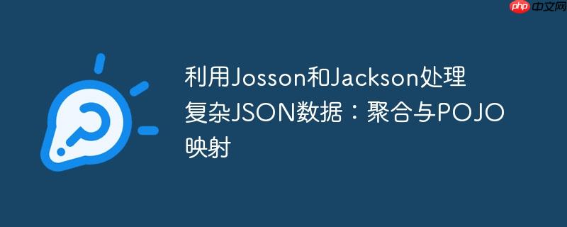 利用Josson和Jackson处理复杂JSON数据：聚合与POJO映射