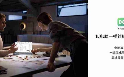 桌面级AI办公体验！万兴脑图深度适配鸿蒙平板，解锁高效生产力