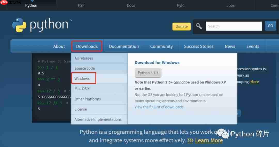 [Python001]Python3.7.3安装(Win10)