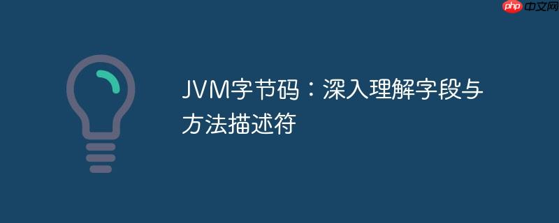 JVM字节码:深入理解字段与方法描述符