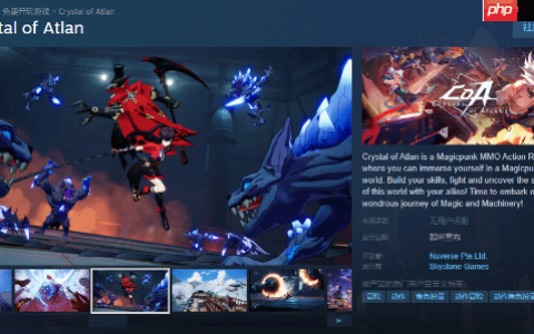PS5主机国产RPG大作《晶核》上架Steam！游戏战斗爽到爆
