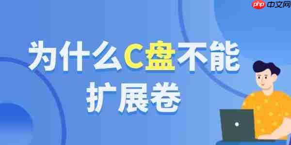 为什么c盘不能扩展卷 这样重新分配空间才对