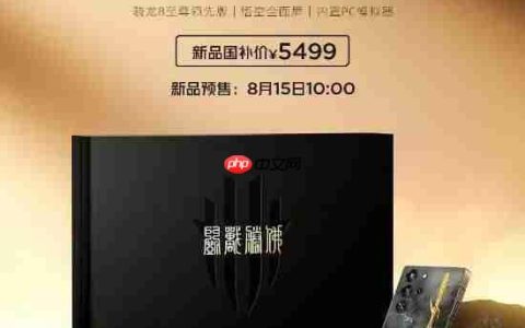 红魔10SPro斗战胜佛典藏版8月15日预售 国补到手价5499元