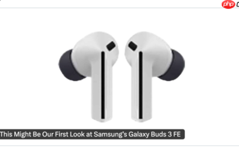 三星Galaxy Buds 3 FE渲染图曝光 黑牌配色新增AI功能